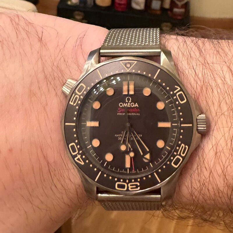 Omega Seamaster Diver 300M portée par Daniel Craig dans No Time To Die