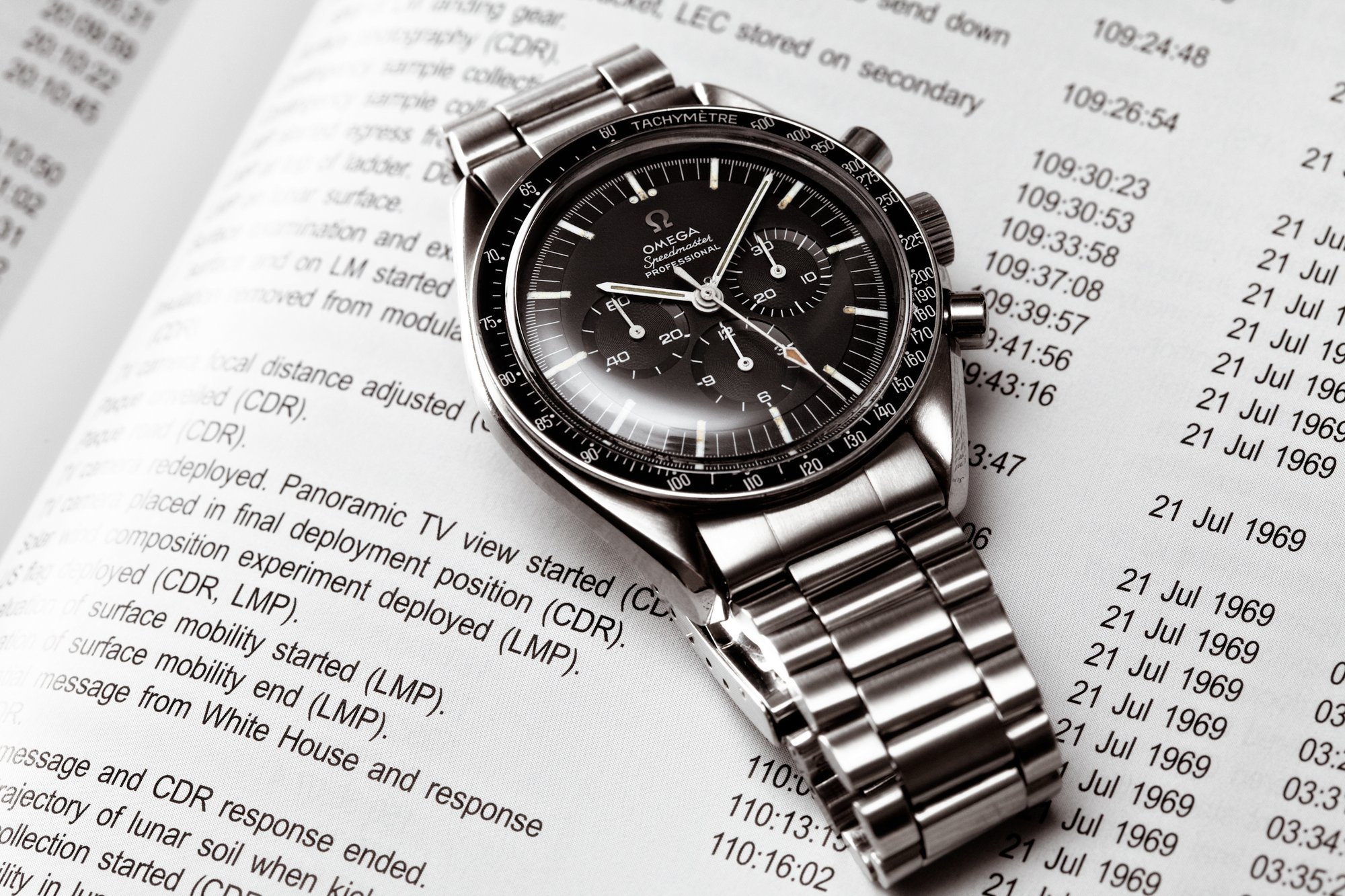 Omega Speedmaster vintage, chronographe emblématique des missions Apollo