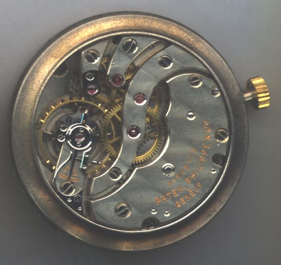 Mouvement de montre Patek Philippe avec finitions traditionnelles genevoises